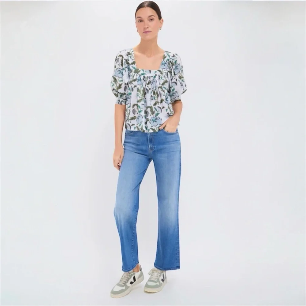 MOTHER The Rambler Zip Flood Read Between the Lines Size 29